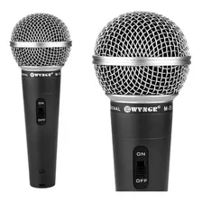 Microfone Profissional Com Fio Dinâmico Metal Cabo 5mts Top