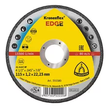 Disco Abrasivo Corte Acero Edge 4-1/2''x1.2 Mm Klingspor