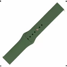 Pulseira Borracha 20mm Amazfit Gts 2 3 4 Mini Galaxy Active Cor Verde Largura 20 Mm