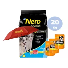 Nero Cachorro 20 Kg + Paraguas + 3 Pate