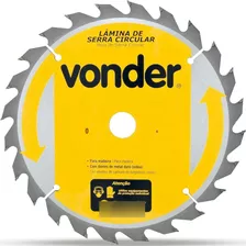 Disco De Serra Circular Vonder 235mm X 25mm 24 Dentes Cor Amarelo