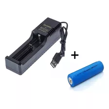 Combo Cargador A Usb Mas Pilas / Baterías 18650 14500 26650