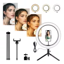 Ring Light Maquiagem Youtuber Selfie Luz Led Suporte Celular