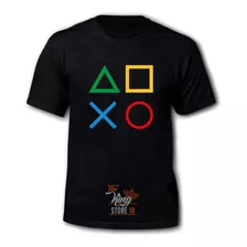 Polera Estampada, Playstation, Botones, Gamer, Xxxxl