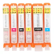 Cartucho De Impresora De 5 Piezas De Tinta Pgbk Bk C M Y 5 C