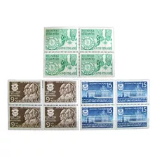 Finlandia, Serie Bloques X 4 Sc 297-9 Helsinki 50 Mint L6020