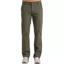 Pantalon Oggi Jeans Hombre Verde Gabardina-stretch Chinos-90