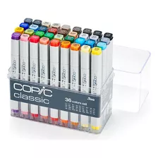 Rotuladores Copic Classic, 36 Colores, Doble Punta, Colores Clásicos