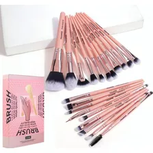 Juego De 20 Brochas Pincel De Maquillaje Profesional+estuche