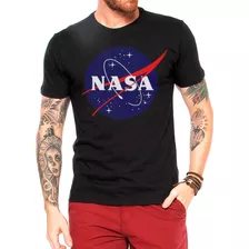 Camiseta Nasa Masculina Astronomia Camisa Geek Moda Tumblr