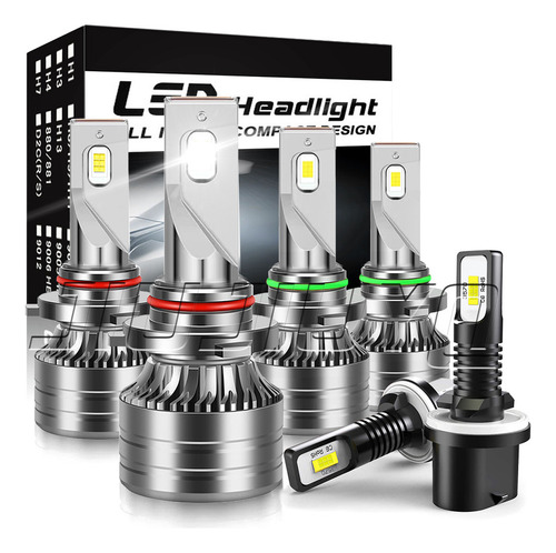 Kit Faros Luz Led 880 30000lm Para Chevrolet Haz Alta/baja Chevrolet Pick-Up