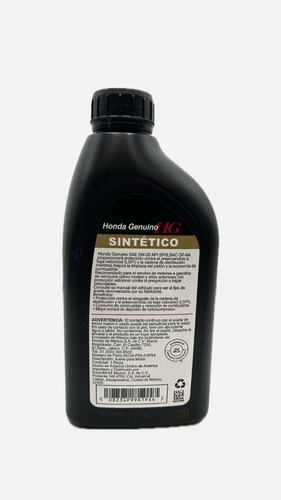 4pack Cambio De Aceite Honda Con Limpiador Inyectores Honda Foto 3