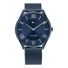 Reloj Tommy Hilfiger Becker Hombre 1710514 Color De La Correa Azul