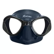 Máscara De Buceo Xs Mikros - Silicona Azul