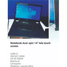 Notebook Acer Tela Touch Screen