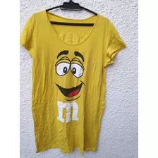 Vestido Amarillo M&m Talle L/xl Dama.