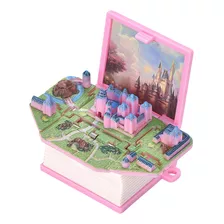 Livro De Figuras Dobrável Chaveiro 3d Livro Castelo Rosa