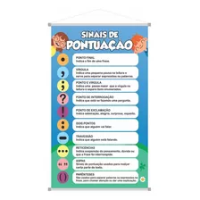 Banner Sinais Pontuação Didático Pedagógico Escola Ensino