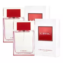 Paquete Chic Carolina Herrera 80ml Dama Original 2 Pzas