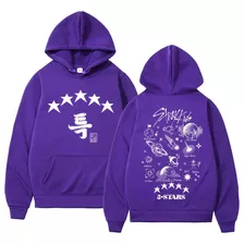 Sudaderas Con Capucha Con Estampado De 5 Estrellas Stray Kid