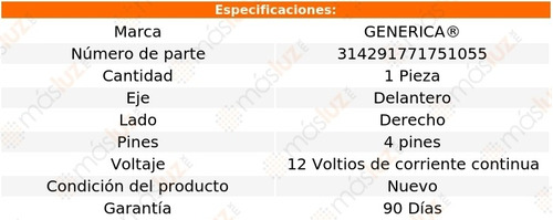 (1) Actuador Seg Elec Del Der Nissan 350z 03/08 Gca Foto 3