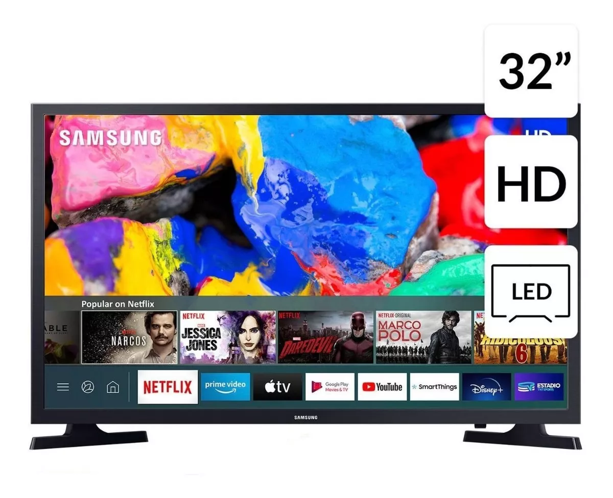 Televisor Led Samsung Smart Tv Hd 32 Un32t4300 Nuevo