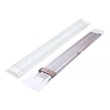 Luminária Linear Sobrepor Led Slim 40w Branco Frio 120cm 40/36w