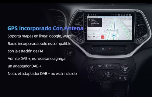 Estreo De Pantalla 10.1' Android 10 Jeep Compass 2017-2023 Foto 5