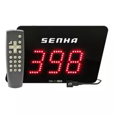 Chamador De Senha Digital Led Barato Com Bip E Controle 