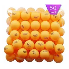 Mapol 50-pack Naranja 3 Estrellas Premium Pelotas De Ping Po