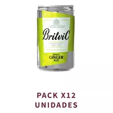 Ginger Ale Britvic Lata Importada Reino Unido Pack 12 X 150m