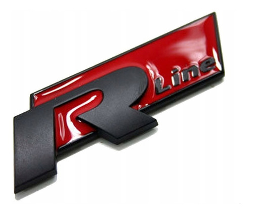 Logo Rline Emblema Para Volkswagen R Line 7.4x2.4cm Foto 8