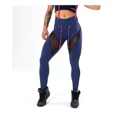 Legging Fitness Transparente Azul - Cal5238