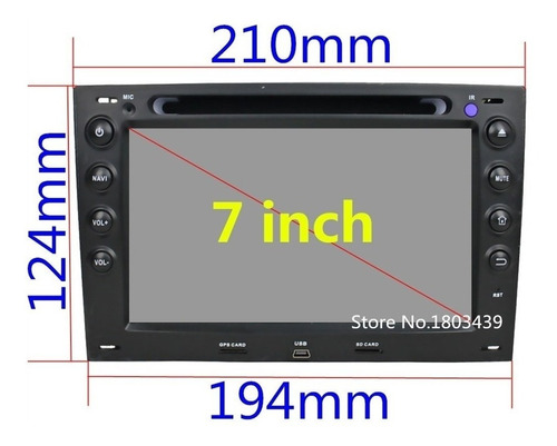 Renault Megane Ii 2004-2009 Estereo Dvd Gps Bluetooth Radio Foto 3