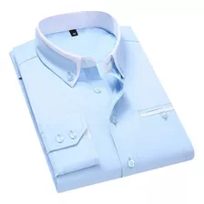 Camisa De Vestir A Rayas Francesas Para Hombre Camisas De Ve