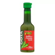 Molho De Pimenta Verde Maratá Gota Sem Glúten Em Frasco 150 Ml