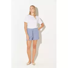 Short Básico De Gasa Azul Aero -koxis Mujer