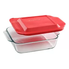 Fuente Cuadrada Basics C/ Tapa 20,5 X 20,5cm Pyrex Prestigio