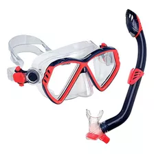 Kit Máscara Y Snorkel Us Divers Para Niño Regal Jr Laguna