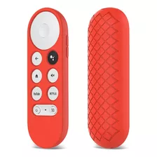 Funda Protector Control Google Chromecast 4 Rojo