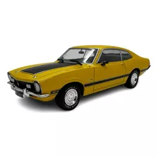 Miniatura Ford Maverick Gt 302-v8 1974 Amarelo Metal 1:24