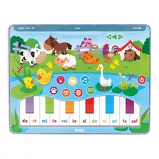 Brinquedo Infantil Bebê Tablet Cantando Com Os Animais