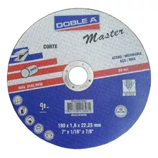 Disco De Corte Recto Master Acero 115x1,6 Doble A Mm
