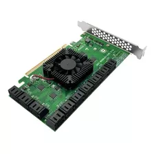 Placa Adaptador 20 Portas Sata 3 6gbps Pci-e X16