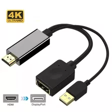 Cable Para Vídeo De Hdmi A Displayport 4k