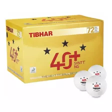 Kit 72 Bolas Tibhar 3 Estrelas Branca Synt Ng Tenis De Mesa 