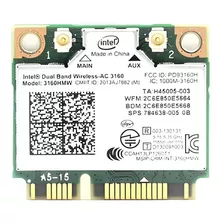Placa Wifi 5ghz Intel Dual Band Notebook Dell 14r 5421