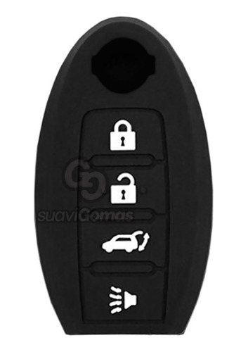 Foto de Forro Protector Silicona Llave Smart 4b Nissan Sentra