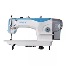 Máquina De Coser Industrial Recta Jack A2-cz Blanco/azul Cielo/gris 220 V
