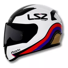 Capacete Ls2 Rapid Ff353 Stark Branco